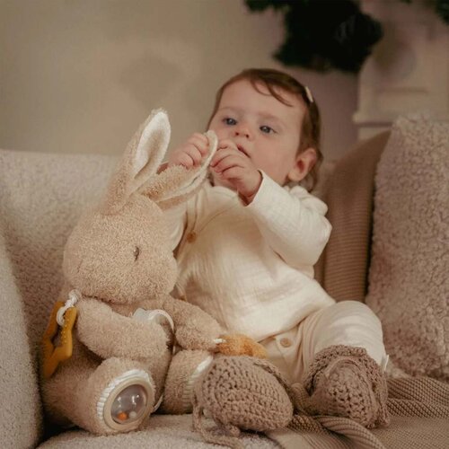 Activiteitenknuffel Konijn - Zand - Baby Bunny - Little Dutch