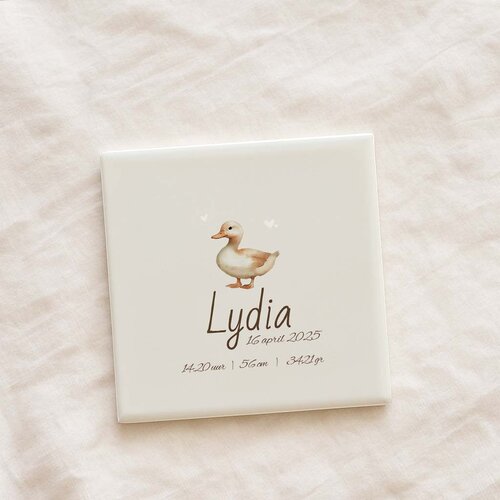 Geboortetegel - Eendje
