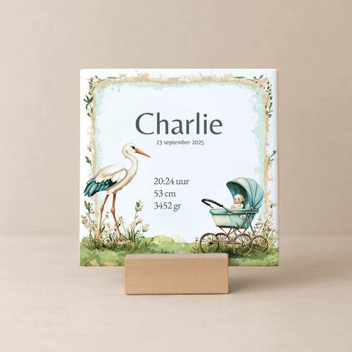 Geboortetegel - Antiek