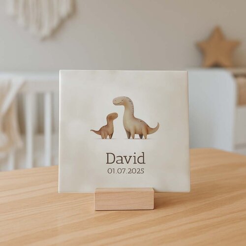 Geboortetegel - Dino