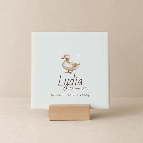 Geboortetegel - Eendje