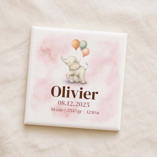 Geboortetegel - Olifant
