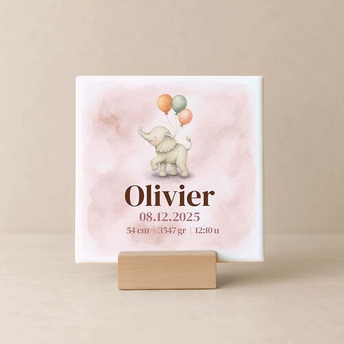 Geboortetegel - Olifant