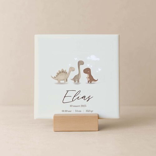Geboortetegel - Dinos