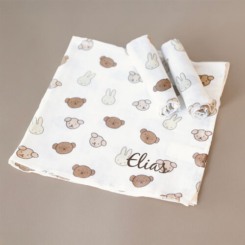 Hydrofiele doeken - 3 stuks - Miffy and Friends - Jollein