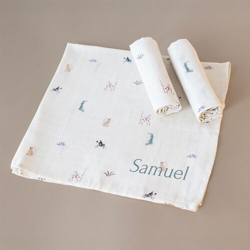 Hydrofiele doeken - 3 stuks - Jungle Jambo - Jollein