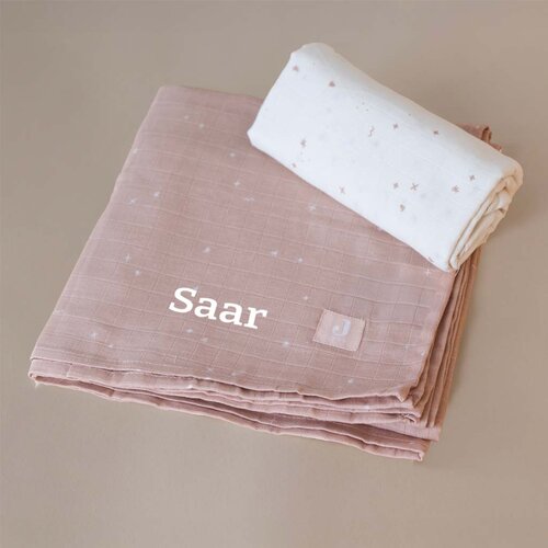 Hydrofiele doeken - 2 stuks - Twinkling Wild Rose - Jollein