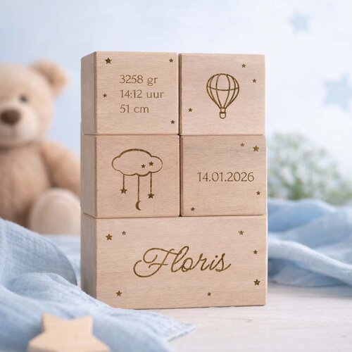Geboorteblokken - Wolkje