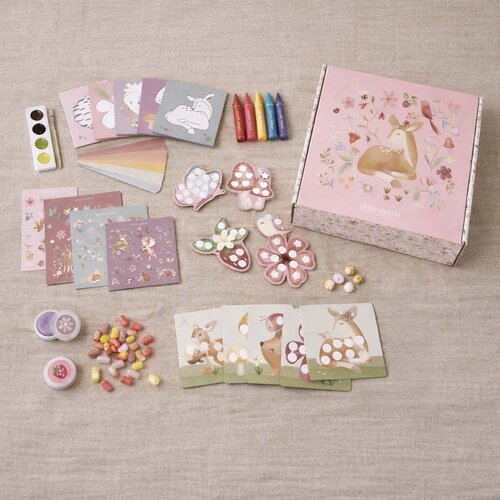 Knutseldoos XL - Meerkleurig - Fairy Garden - Little Dutch