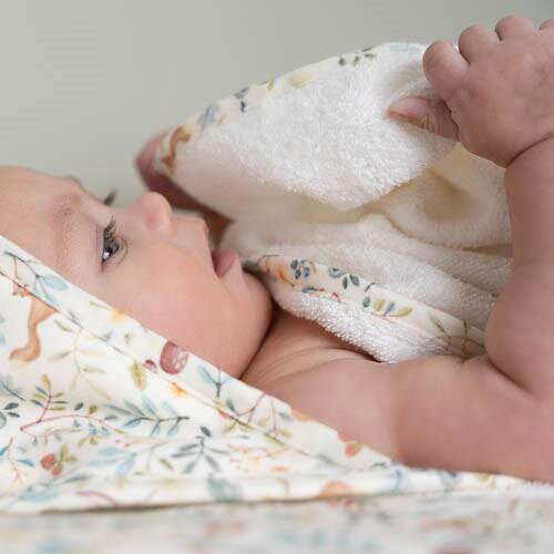 Badcape - Meerkleurig - Forest Friends - Forest Wonders - Little Dutch