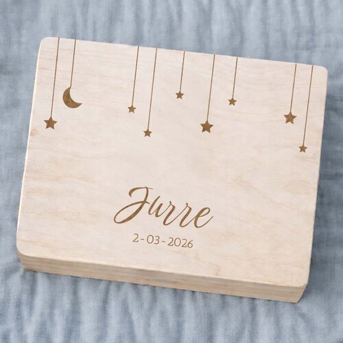 Herinneringskist - Maan & Sterren