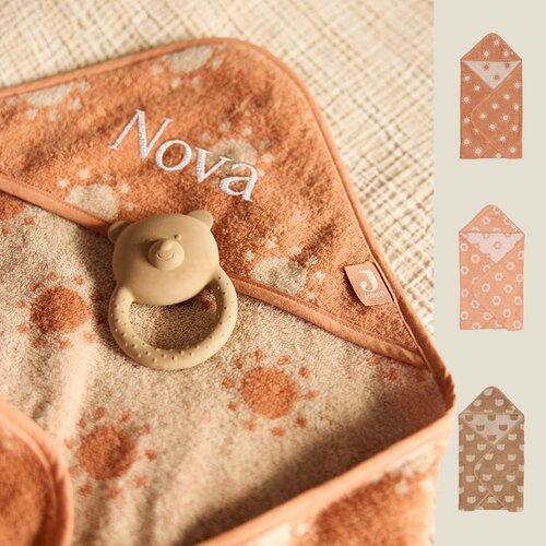 Badcape badstof - Jacquard - Jollein