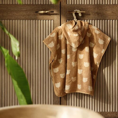 Badponcho badstof - Jacquard - Jollein