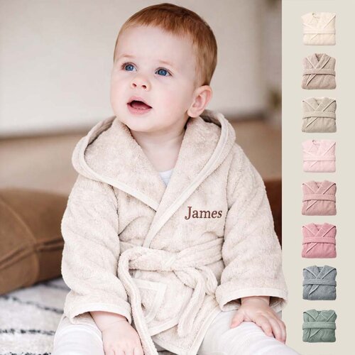 Baby badjas met naam