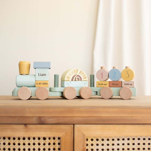 Blokkentrein Safari Friends - Little Dutch