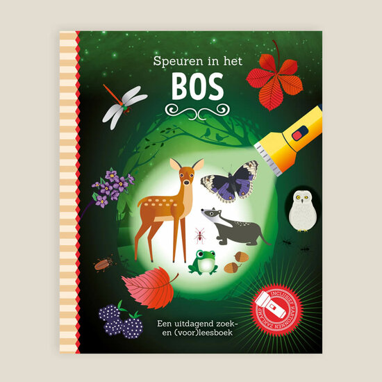 Zaklampboek - Speuren in het bos