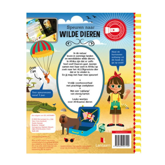Zaklampboek - Speuren naar wilde dieren