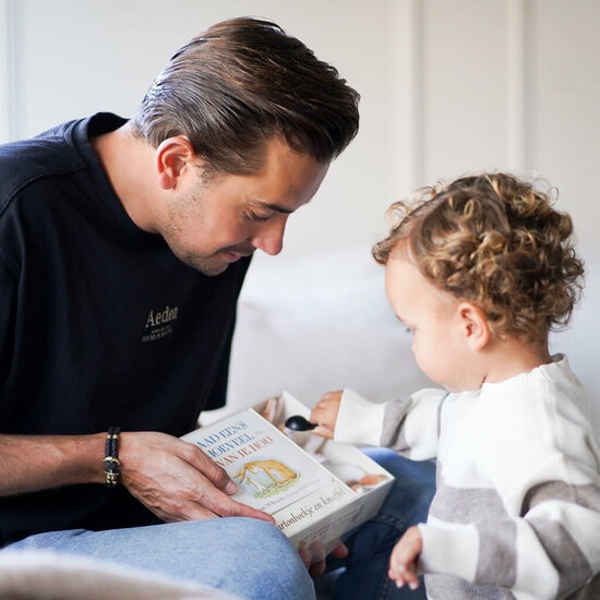 Raad eens hoeveel Ik van je hou + knuffel