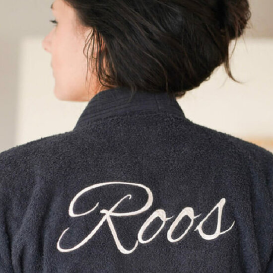 Badjas zwart dames