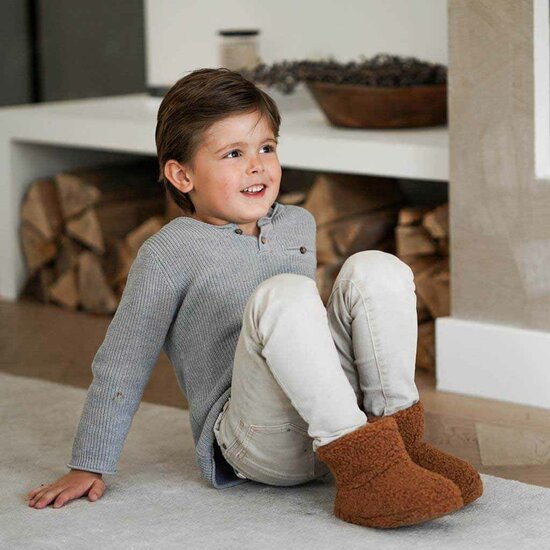 Kinderpantoffel - Brown