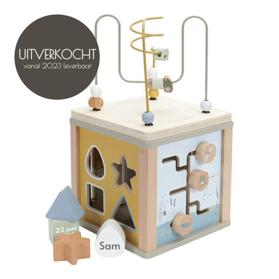 Houten activiteitenkubus Little Goose - Little Dutch