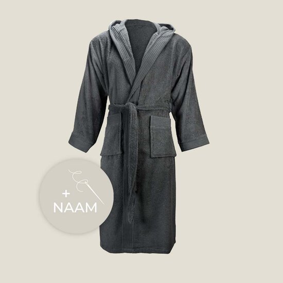 Badjas met capuchon - Grey