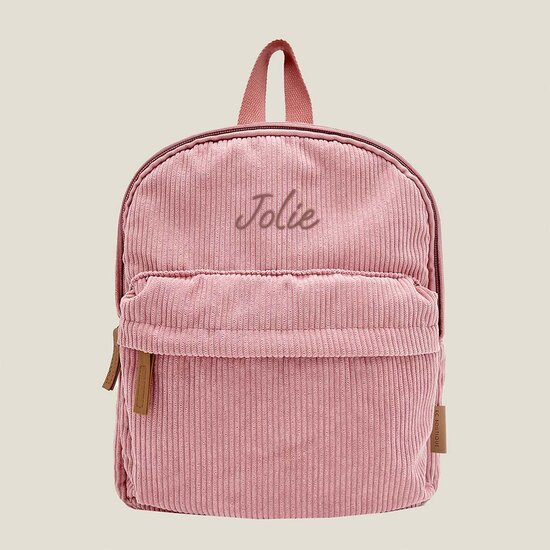 KC Boutique Corduroy rugzak - Soft Pink