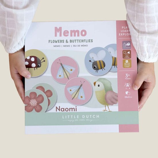 Memory spel Flower & Butterflies - Little Dutch