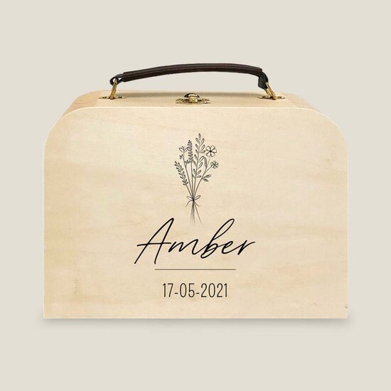 Houten koffer bedrukken