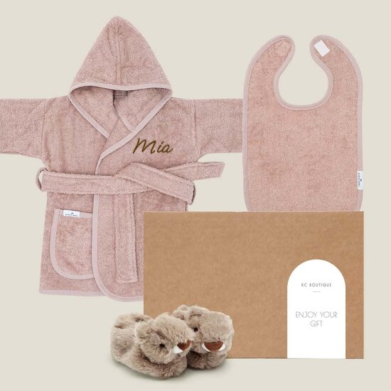 Giftbox met naam - Slofjes