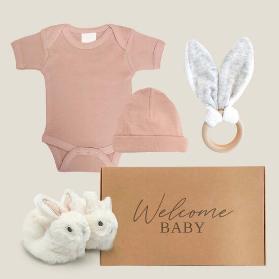 Giftbox met naam - Konijntje