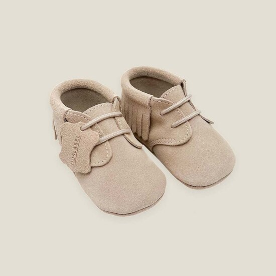 Babyschoentjes leer - Indian Beige